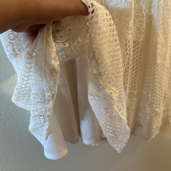 Forever 21 Mini White Strapless Lace Dress Women’s - Picture 6 of 6